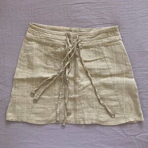 Hemoti 100% Linen Mini Skirt